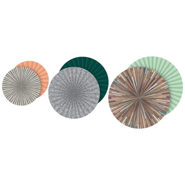 Teacher Created Resources TCR77398-3 Home Sweet Classroom Hanging Papr Fans - Pack of 3 TCR77398-3 - main